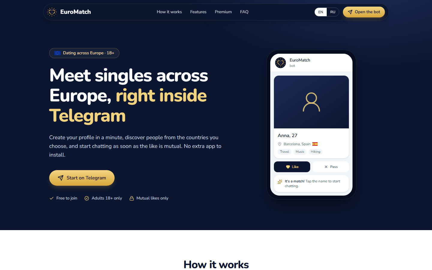 EuroMatch website built by KAPINTERNATIONAL